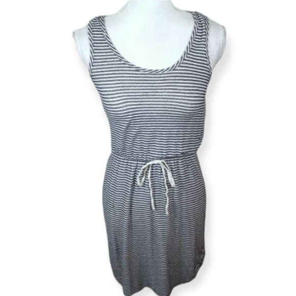 PAPERMOON NAVY & WHITE STRIPE DRESS SZ.S/M GUC - Picture 1 of 7